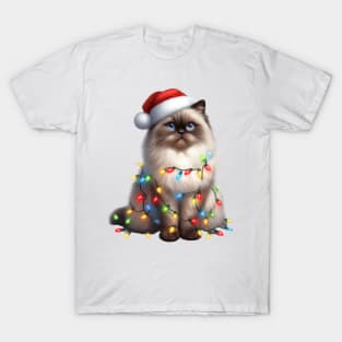 Christmas Himalayan Cat T-Shirt